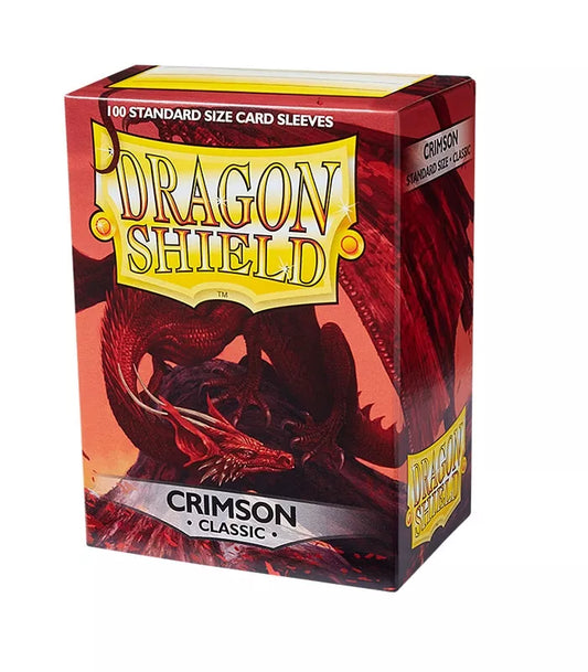 100 Dragon Shield Card Sleeves Crimson Classic