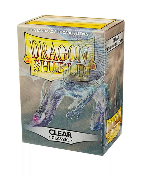 100 Dragon Shield Card Sleeves Clear Classic