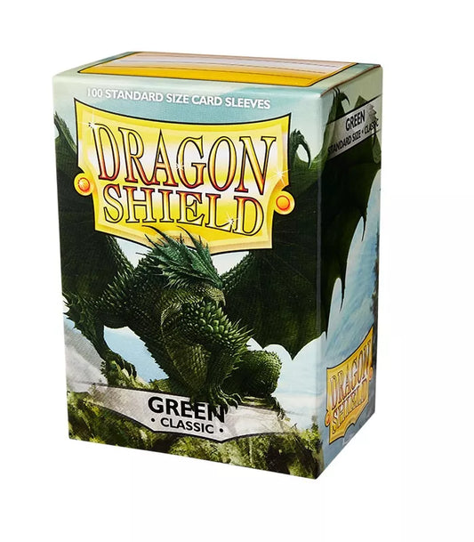 100 Dragon Shield Card Sleeves Green Classic