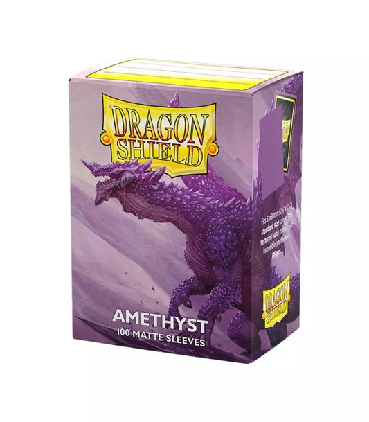 100 Dragon Shield Card Sleeves Amethyst Matte
